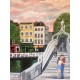 €50 pictures-of-ha'penny bridge dublin images nikkis art Ha'penny Bridge A3 Acrylic Watercolour