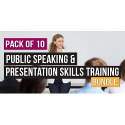$/€/£79 Pack of 10 - Public Speaking & Presentation Skills Training Bundle