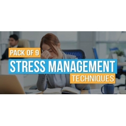 $/€/£66 Pack of 9 - Stress Management Techniques