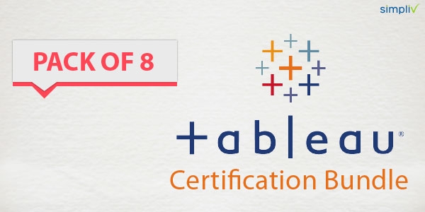 $/€/£48 Pack of 8 - Tableau Certification Bundle