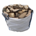 €80 Seasoned Dry Firewood 1 Tonne Bag (Bulk Bag)