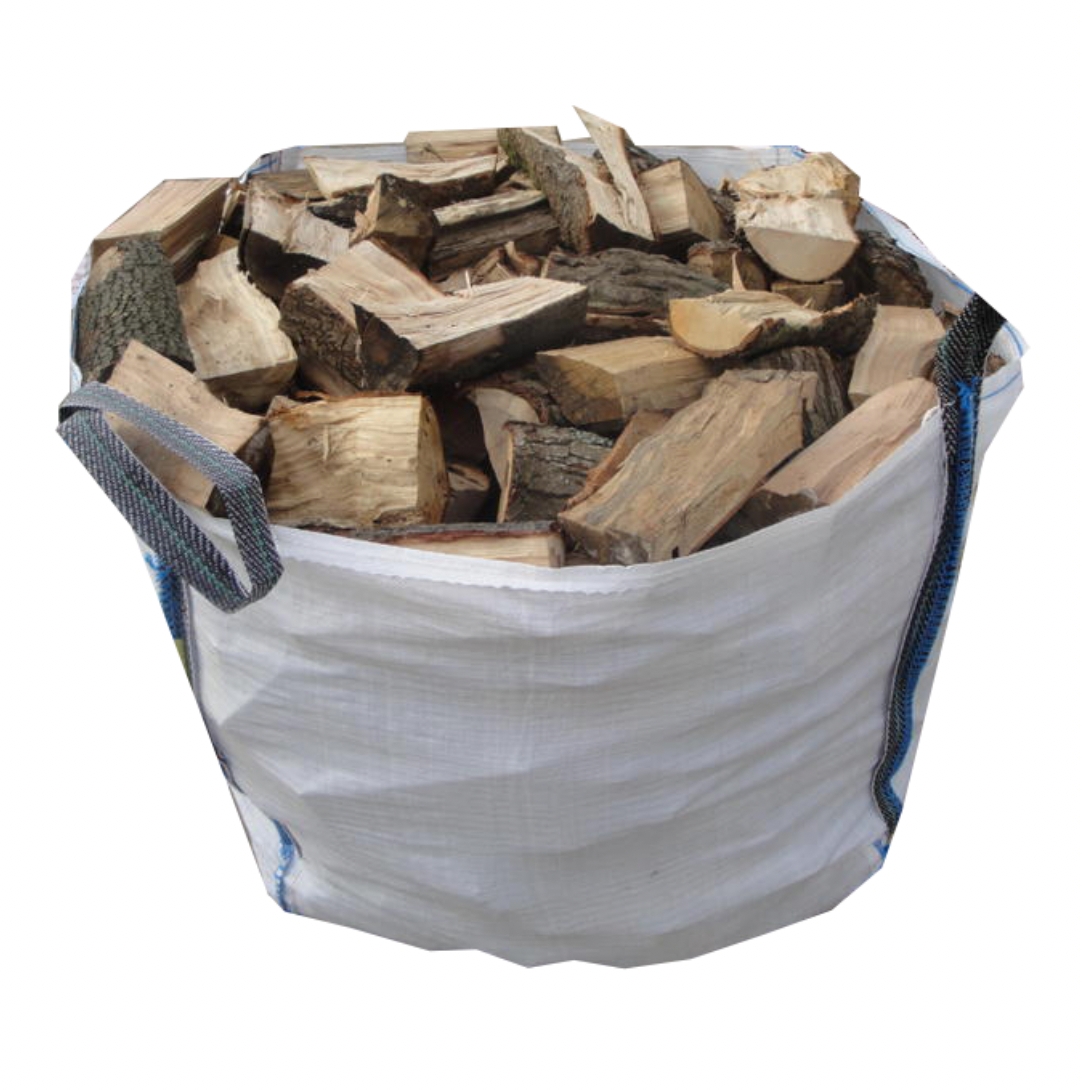 €65 Seasoned Dry Firewood Tonne Bag (Bulk Bag)
